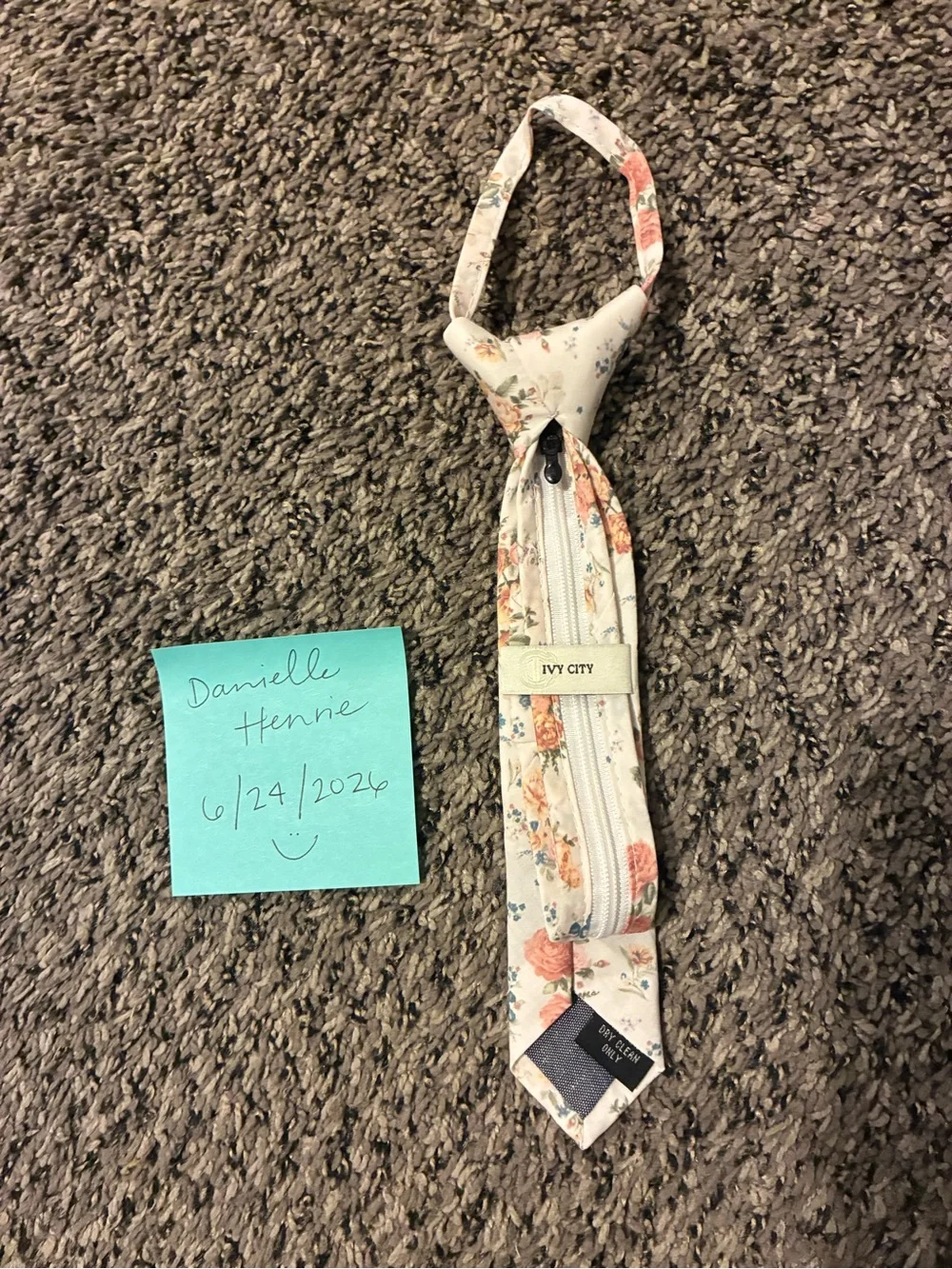 Ivy City Co Toddler Tie - Countryside Peony Blossom